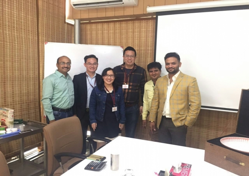 2017年印度參觀、考察圓苞車前子殼供應商